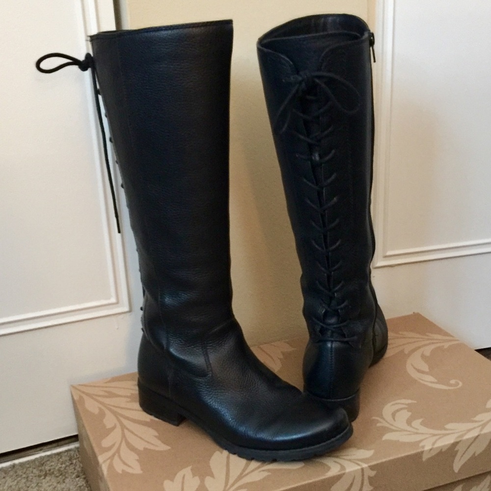 Sofft Sharnell Black Tall Boots